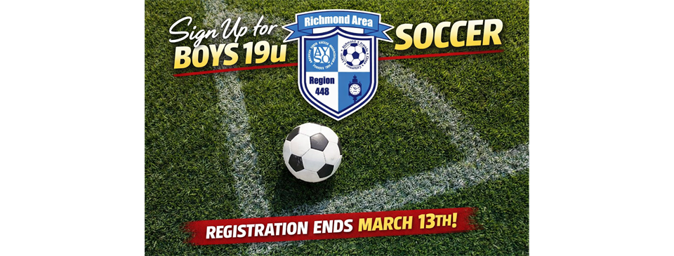 19u Boys Spring Registration