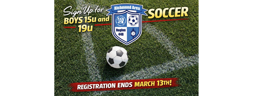 19u & 15u Boys Spring Registration