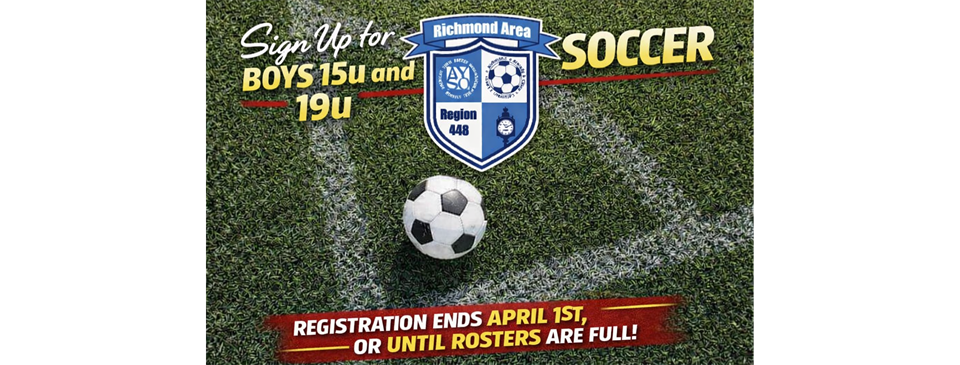 19u & 15u Boys Spring Registration